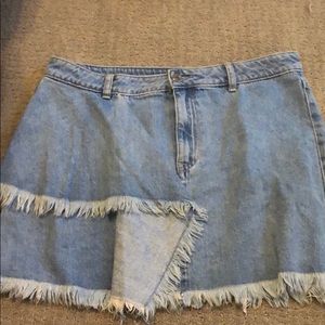 Blue jean skirt